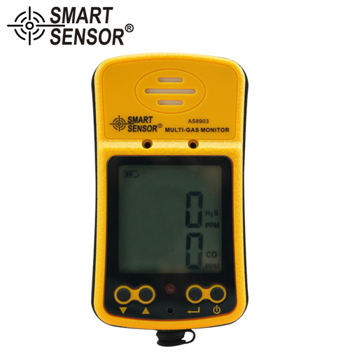 ?，?SMART AS8903 氣體檢測儀二合一（一氧化碳和硫化氫）AS8903